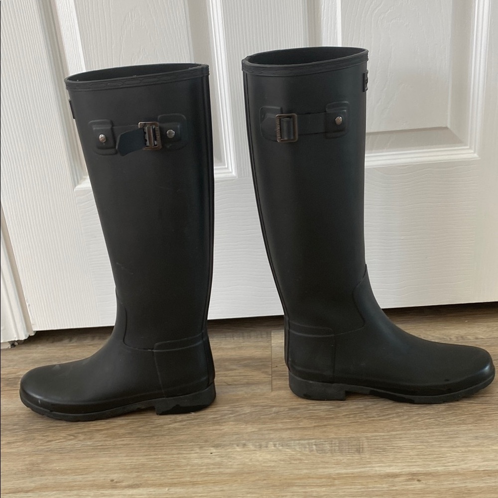 Hunter Black Waterproof Footwear - Picture 8 of 13